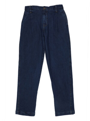 Unisex Blue Denim Trouser