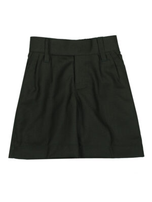 Green Half Elastic Half Pant