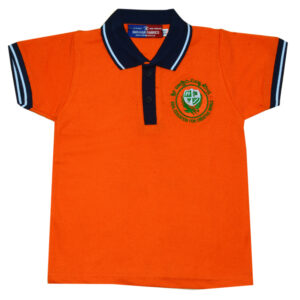 Unisex Orange T-shirt(Lkg to10th Std)