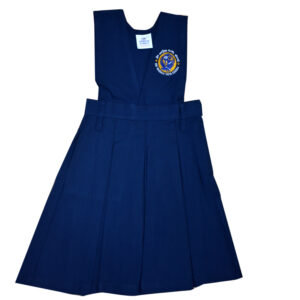 Peacock Blue Pina -Frock (1st to 4th Std)