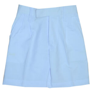 Boys White Half Pant Pre kg to 6th std